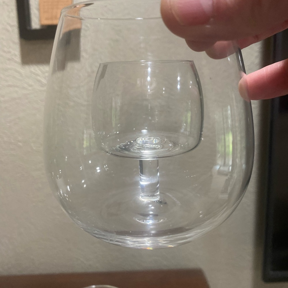 Set of 4, Chevalier Collection Stemless Aerating Wine Glasses - Picture 2 of 5
